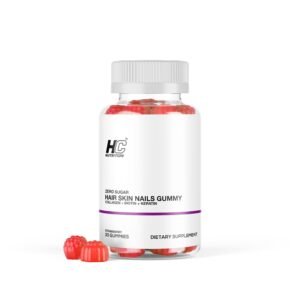 HC Nutrition zero sugar hair skin and nails gummy