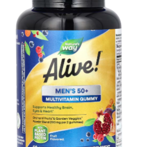 NATURES WAY Alive mens 50+ multivitamin gummy