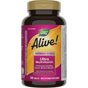 natures way alive womens 50+ multivitamin gummies